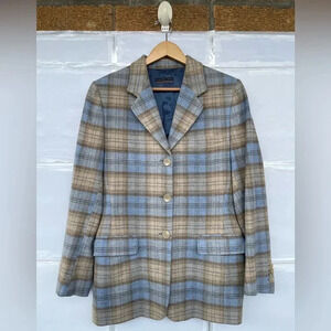 Gianluca Isaia Sport Coat, Cashmere + Wool plaid size 44R